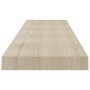 Scaffali a Parete 4 pz Rovere 120x23,5x3,8 cm in MDF