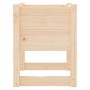 Fioriere 2 pz 40x40x52,5 cm in Legno Massello di Pino