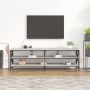 Mobile Porta TV Grigio Sonoma 160x40x50 cm in Legno Multistrato