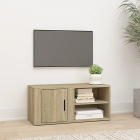 Mobile Porta TV Rovere Sonoma 80x31,5x36 cm Legno Multistrato