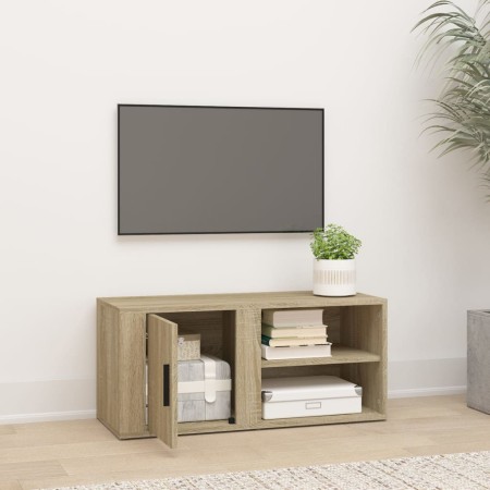 Mobile Porta TV Rovere Sonoma 80x31,5x36 cm Legno Multistrato