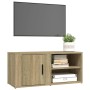 Mobile Porta TV Rovere Sonoma 80x31,5x36 cm Legno Multistrato