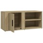 Mobile Porta TV Rovere Sonoma 80x31,5x36 cm Legno Multistrato