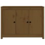 Credenza Miele 100x35x74 cm in Legno Massello di Pino