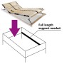 Rete a Doghe 7 Zone con 28 Doghe 80x200 cm