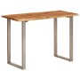 Tavolo da Pranzo 110x50x76 cm Legno Massello di Acacia