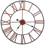 Orologio da Parete in Metallo 58 cm Rosso