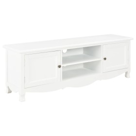 Mobile TV Bianco 120x30x40 cm in Legno