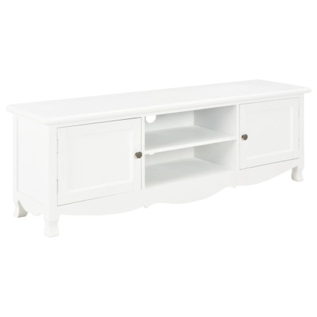 Mobile TV Bianco 120x30x40 cm in Legno