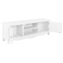 Mobile TV Bianco 120x30x40 cm in Legno