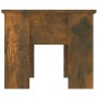 Tavolino da Salotto Rovere Fumo 79x49x41cm in Legno Multistrato