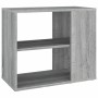 Mobiletto Laterale Grigio Sonoma 60x30x50 cm Legno Multistrato