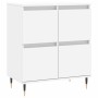 Credenza Bianca 60x35x70 cm in Legno Multistrato