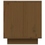 Mobile Porta TV Miele 80x35x40,5 cm in Legno Massello di Pino