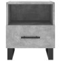 Comodini 2 pz Grigio Cemento 40x35x47,5 cm in Legno Multistrato