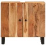 Mobile Lavabo 62x33x58 cm Legno Massello Acacia e Multistrato