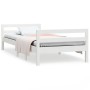 Giroletto Bianco 90x200 cm in Legno Massello di Pino
