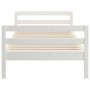 Giroletto Bianco 90x200 cm in Legno Massello di Pino