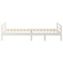 Giroletto Bianco 90x200 cm in Legno Massello di Pino