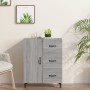 Credenza Grigio Sonoma 69,5x34x90 cm in Legno Multistrato