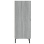 Credenza Grigio Sonoma 69,5x34x90 cm in Legno Multistrato