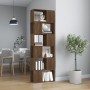 Libreria/Divisorio Rovere Marrone 60x24x186 cm