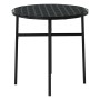 Set Mobili da Pranzo per Giardino 3 pz Polyrattan Nero