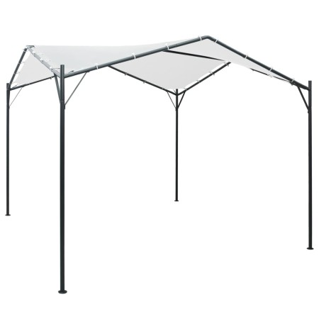 Gazebo da Giardino 3x3x2,6 m Bianco 180 g/m²