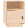 Comodini 2 pz 40x34x55 cm in Legno Massello di Pino