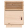 Comodini 2 pz 40x34x55 cm in Legno Massello di Pino