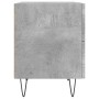 Comodini 2 pz Grigio Cemento 40x35x47,5 cm in Legno Multistrato