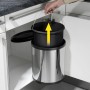 Hailo Pattumiera da Dispensa Compact-Box Taglia M 15 L Acciaio Inox 3555-101