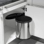 Hailo Pattumiera da Dispensa Compact-Box Taglia M 15 L Acciaio Inox 3555-101