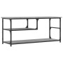 Mobile TV Grigio Sonoma 103x38x46,5cm Legno Multistrato Acciaio