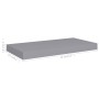 Scaffali a Parete 2 pz Grigi 50x23x3,8 cm in MDF