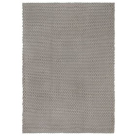 Tappeto Rettangolare Grigio 180x250 cm in Cotone