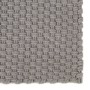 Tappeto Rettangolare Grigio 180x250 cm in Cotone