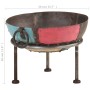Braciere Rustico Colorato Ø 40 cm in Ferro