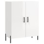 Credenza 69,5x34x90 cm in Legno Multistrato Bianco Lucido