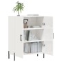 Credenza 69,5x34x90 cm in Legno Multistrato Bianco Lucido