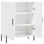 Credenza 69,5x34x90 cm in Legno Multistrato Bianco Lucido