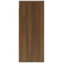 Armadietto a Muro Rovere Marrone 80x33x80 cm Legno Multistrato