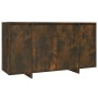 Credenza Rovere Fumo 135x41x75 cm in Truciolato