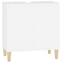 Mobile Lavabo Bianco 58x33x60 cm in Legno Multistrato