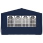 Gazebo Professionale con Pareti 4x6 m Blu 90 g/m²