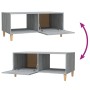 Tavolino Salotto Grigio Sonoma 89,5x50x40 cm Legno Multistrato