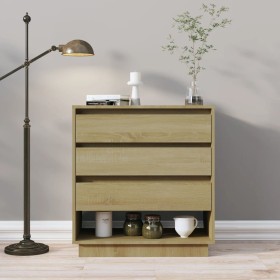 Credenza Rovere Sonoma 70x41x75 cm in Truciolato