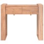 Tavolo Consolle 90x35x75 cm in Legno Massello di Teak