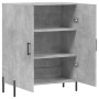 Credenza Grigio Cemento 69,5x34x90 cm in Legno Multistrato