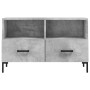 Mobile per TV Grigio Cemento 80x36x50 cm Legno Multistrato